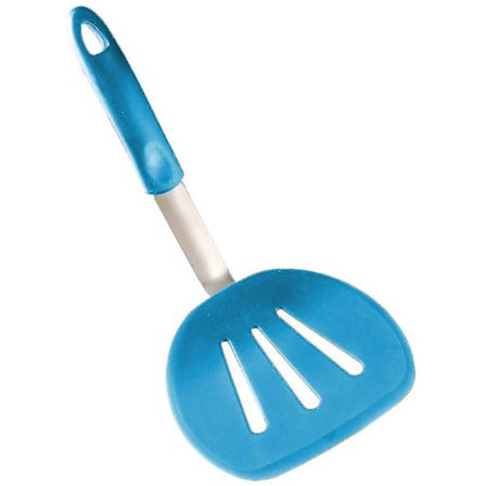 Ultrajoustava Leveä Silikoninen Lettupannu Kääntäjä Lasta, Bonus 101 Keitto Vinkkiä (Turkoosi Musta)