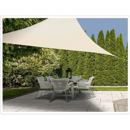 1 stk. Soltak - Vanntett - 3 x 3 x 3 m Beige