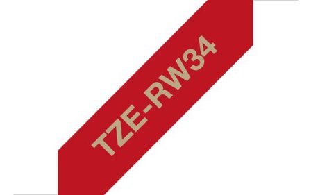 Brother TZe-RW34 - båndtape - 1 kassett(er) - Rull (1,2 cm x 4 m)