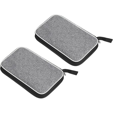 Etui til bordtennisbat, blødt etui til opbevaring af sportstilbehør (2 stk.)