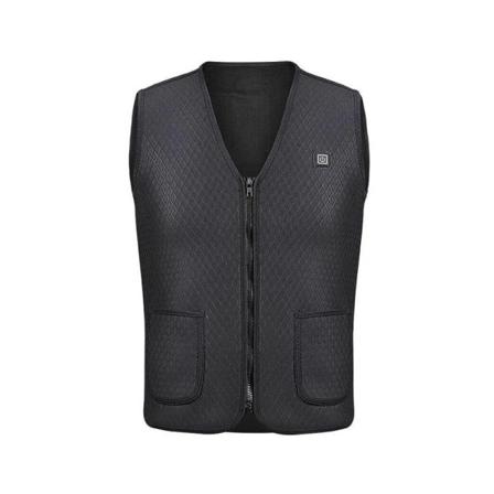 Winter Body Warmer Elektrisk USB Opvarmet Frakke Ærmeløs Jakke Varme Vest Top