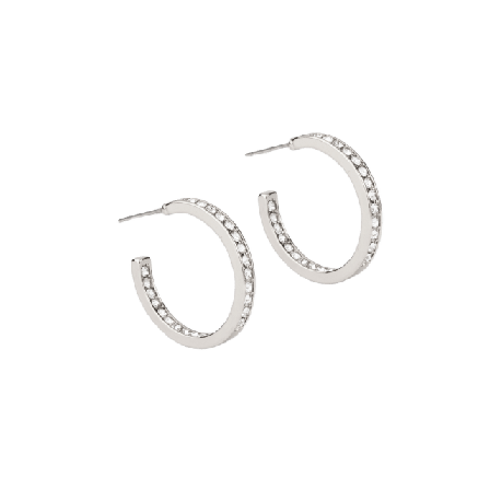 pfgSTOCKHOLM Emma Glam Örhänge Örhängen Dam Silver ONESIZE