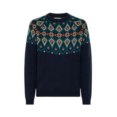 Sun68 Round-neck Strik Blå, Herre Strik