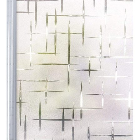 Vindufilm som gir god personvern - Statisk frostfolie - 45cmX2m