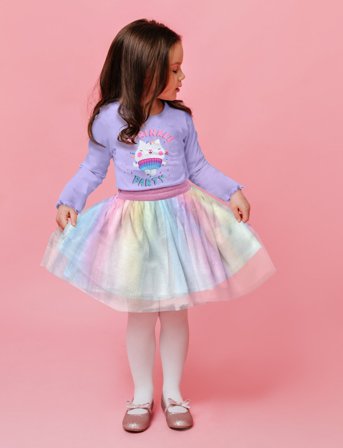 Gabby's Dollhouse Dress - Purple - 98