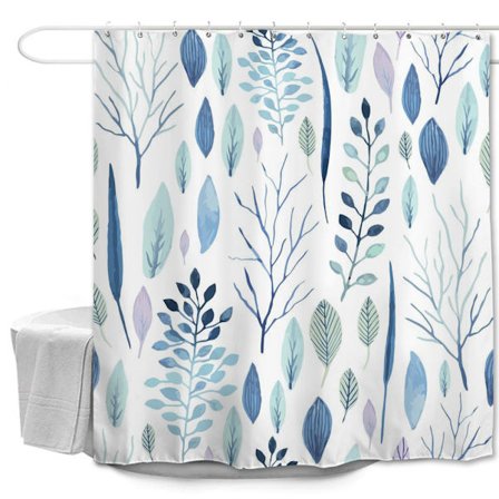 Duschdraperier Blommiga Duschdraperier Blad Duschdraperi Tropic