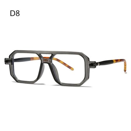 Retro Dobbel Bro Dame Solbriller Mote Leopard Solbriller Trendy Street Wear Shades Herre Shades UV400 Briller