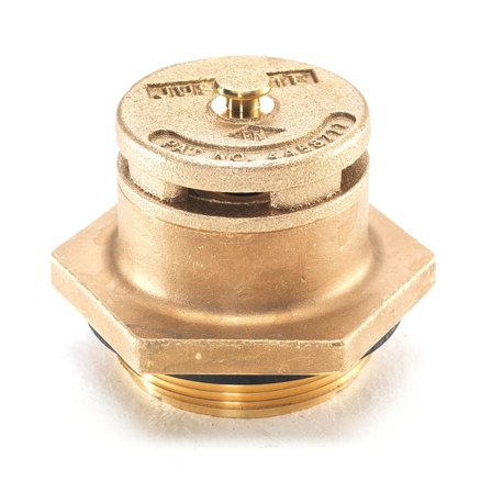 Brass drum vent, vertical, 2" NPT