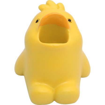 Mini Tandborsthållare Djurharts Resin Hushåll Set (Gul Anka)