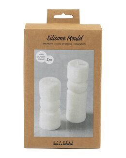Formen aus Silikon - Gerillter Zylinder mit Bögen - Creativ Company
