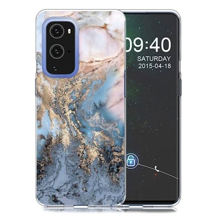 Marble design OnePlus 9 Pro kotelot - Sinertävän Kultainen Marmori