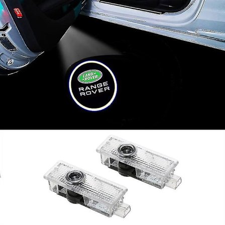 2 kpl Tervetulovaloa Land Rover Range Rover Discovery 3 4 Freelander 2 Led Laser Projektiovalo Logo Auton Ovivalo Lattiavalo C-Tyyli