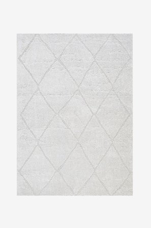 KM Home - Matta Softy Romb - Grå - Slätvävda mattor - 80X350 - Från Homeroom