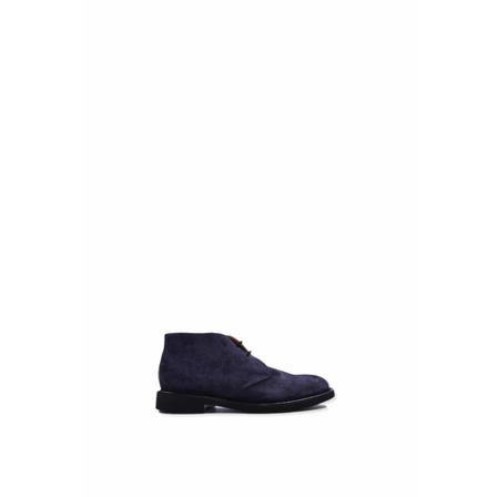 Doucal's, Lace-up Boots Blauw, Heren, Maat:41 EU,leer
