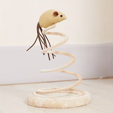 Interaktiv kat og mus legetøj - hoppende plyslegetøj