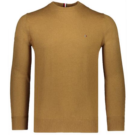 Tommy Hilfiger, Round-neck Knitwear Geel, Heren, Maat:M,Katoen