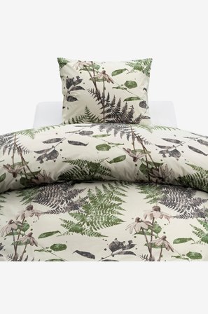 Harmony - Påslakanset Skogsdunge - Grön - Påslakanset - 150X210 - Från Homeroom