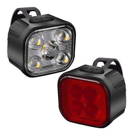 LED Cykel Fram Bakljus Uppladdningsbara Cyklar Strålkastare Bakljus Lätt Cykeltillbehör för Mountainbike, Landsvägscykel