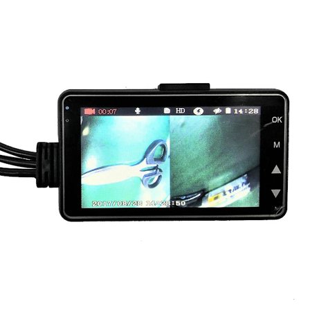 Motorsykkel Dash Cam Hd Front Og Bak Dual Opptak Motorsykkel Tilbehør