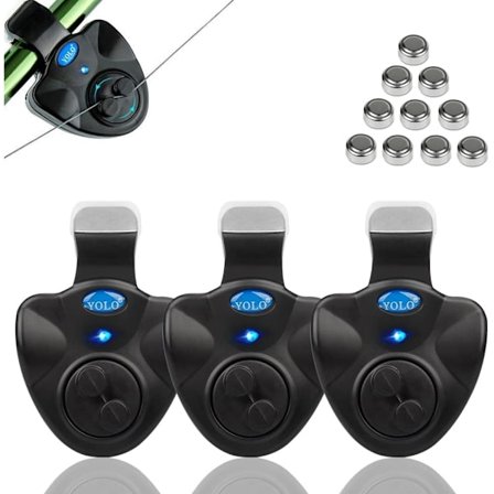 Følsom Elektronisk Detektor Fiske Stang Bit Alarm Lydgiver, ZQKLA