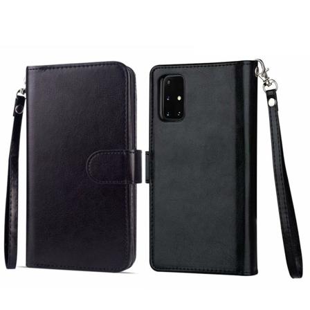 Samsung Galaxy A51 - Praktiskt 9-Kort Pl nboksfodral Svart
