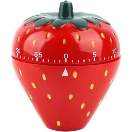 Köktimer, Söt Fruktkaka Design, Bärbar Köktimer med Hög Alarm