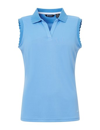 Lds Victoria Drycool Sleeveless Blue Abacus