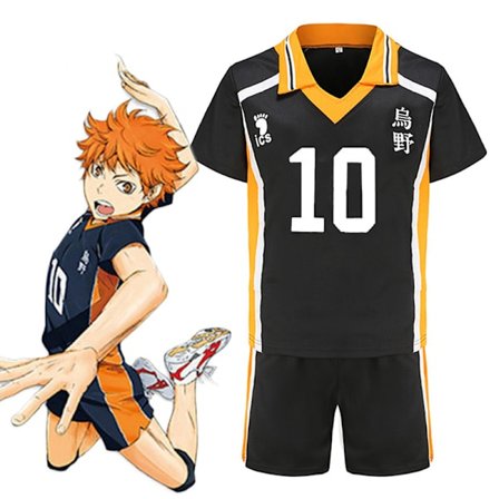Anime Haikyuu Cosplay-asu Karasuno High School Lentopallo C HM