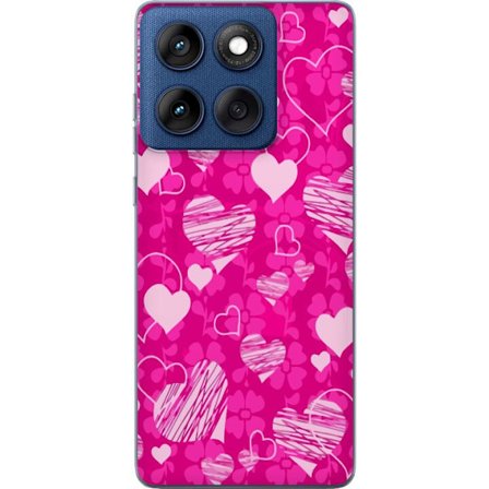 Kompatibel Mobilcover til Motorola Motorola Edge 60 PopHjerteMønster