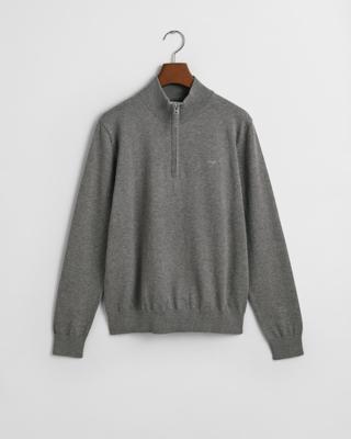 GANT - Shield bomullsgenser med half-zip til ungdom - Unisex - 158/164