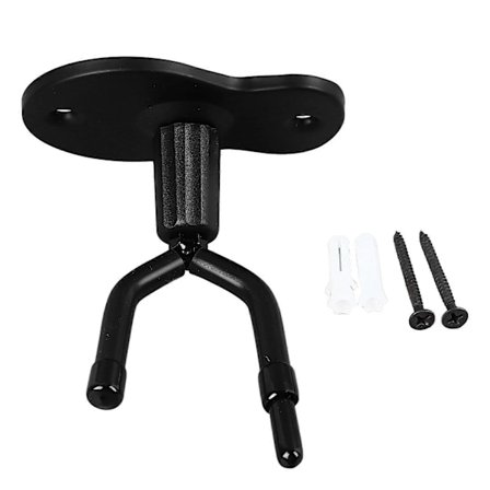 Viulun ripustin, rautapohja, liukumaton kumipäällyste, kaksinkertainen säädettävä seinäkiinnitys, viulun ja alttoviulun koukkuihin, 1 kpl