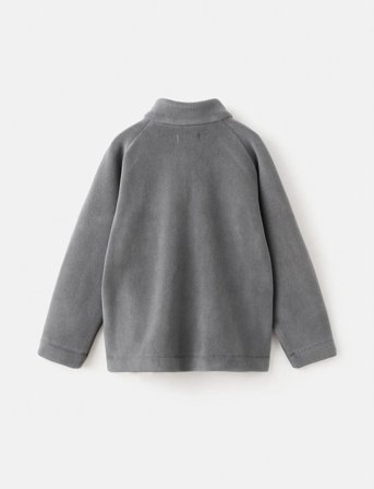 Mango Polar Fleece Sweatshirt With A Perkins Neck - Grey - 9-10