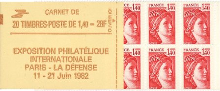 Frankrig 1980 - Frimærkehæfte YT 2102-C8 - Postfrisk