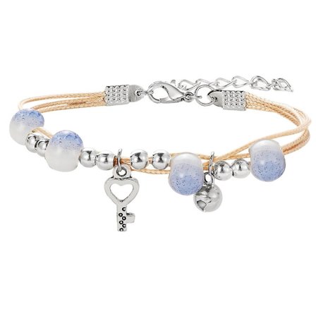 Koreansk Mode Univers Havfrue Butterfly Armbånd Halskæde Sæt Til Dame Smykker