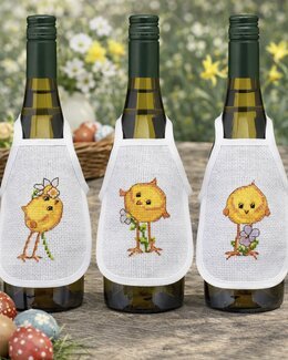 Kirjontapakkaus Pulloessut Tiput 3/pak-Permin