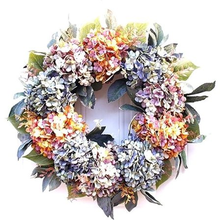 Dørkrans Hortensia Krans Bryllupskrans Blomst Julekrans Hjemmedørdekorasjon Dropshipping for Hjem Hagefest Bryllupsdekorasjon