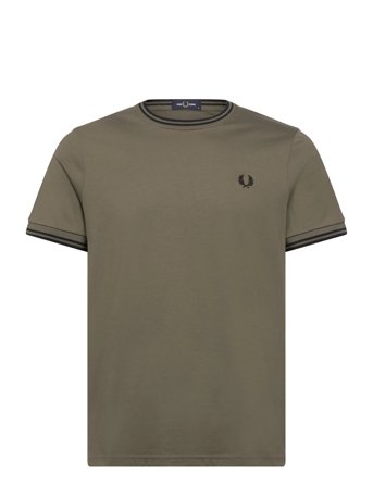Fred Perry Twin Tipped T-Shirt - Green - L