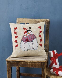 Kirjontapakkaus Tyyny Joulurakkaus