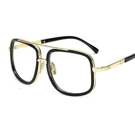 Stora Ram Fyrkantiga Solglasögon Män Dam Märke Designer Gradient Solglasögon Kvinnliga Spegel Oculos Shades Glasögon