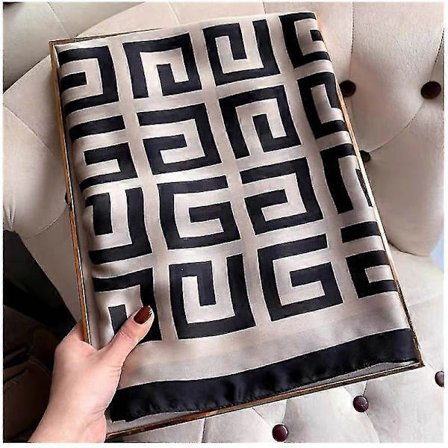 Jianghuo Sidenscarf Dam Foulard Bandana Långa Sjalar Omlott Vinter Halsdukar Pashmina Dam Hijab Lyx