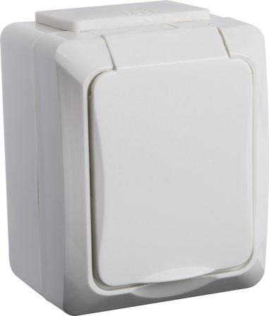 Gelia 4022085112 Vegguttak kapslet 1-veis, Strømbrytere & vegguttak