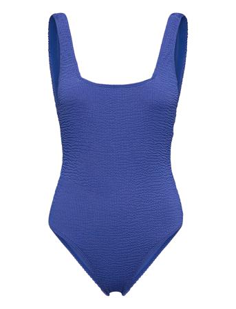 Audny Ella Swimsuit Badedrakt Badetøy Blå Becksöndergaard