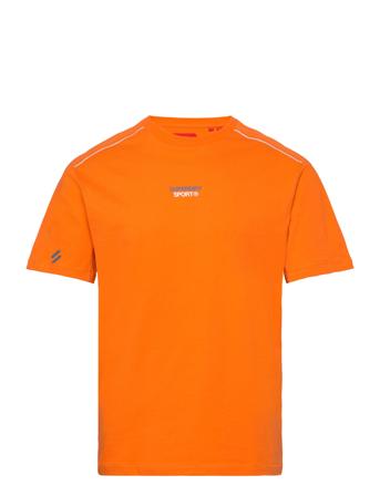Sport Tech Logo Relaxed Tee Sport T-Kortærmet Skjorte Orange Superdry Sport