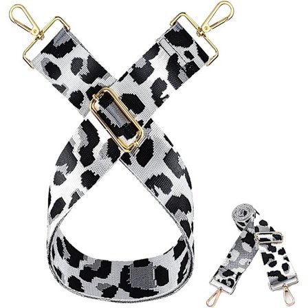 Justerbar axelväska Byte av axelrem Kvinnor, Leopar