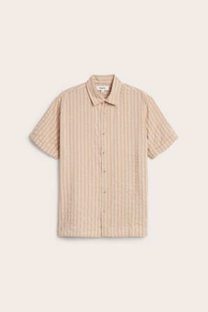 Kappahl | Skjorte i seersucker Brun L | Brun