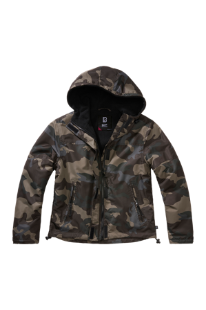 Chaqueta de Mujer Brandit Windbreaker Frontzip Camuflaje oscuro XL