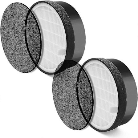 Luftrenare Lv-h132 Ersättningsfilter, True Hepa och Aktivt Kolfilter Set 2-pack