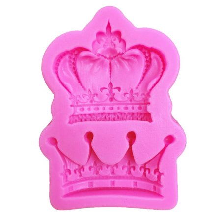 Silikonform for baking / sjokolade - Kong og dronningkrone