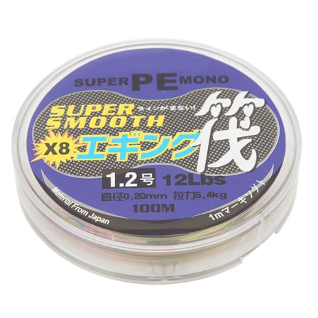 100m 8 flettet flåte fiskesnøre sterk vannkutting holdbar PE flettet fiskesnøre #1.2