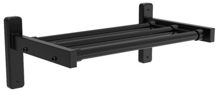 Enwex EX366*04SS Skohylla vägghängd, svart, Garderobsinredning